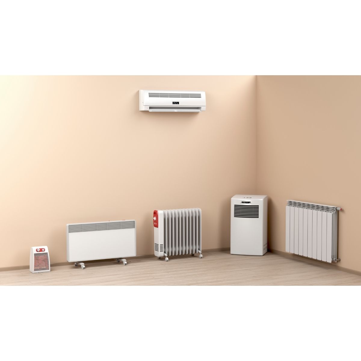 types of electric heaters cheapest to run image