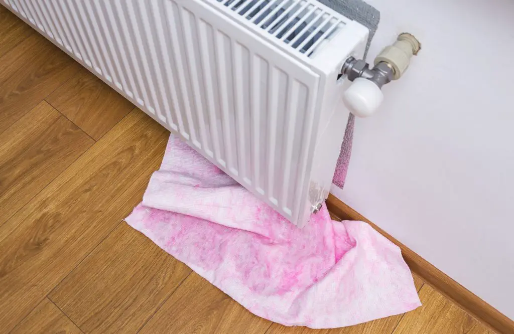 Find a central heating system water leak