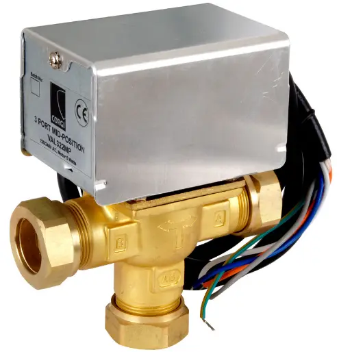 motorised valve for boiler