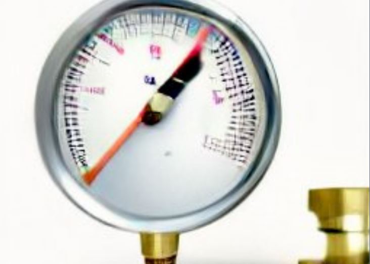 image of low boiler pressure on gauge