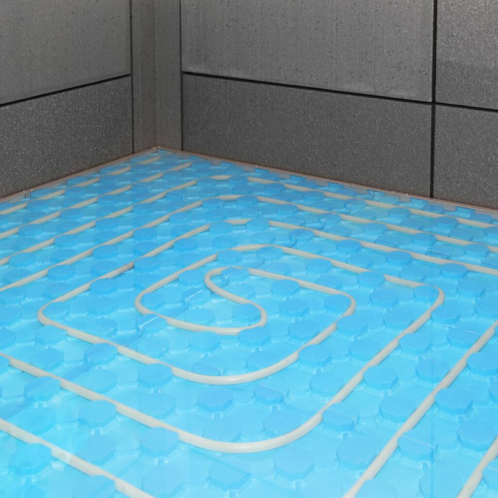 image of an underfloor heating system