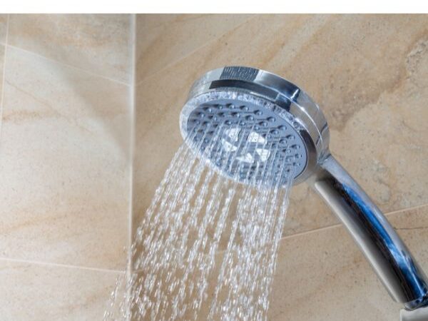 image of a shower with low water pressure