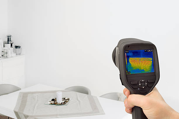 wall heating thermography
